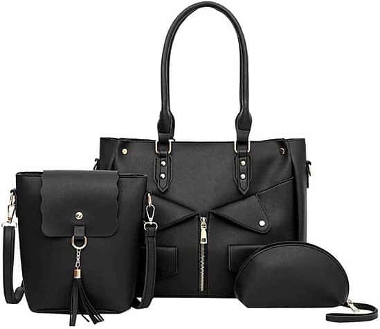 LEEDY Women Handbag+Crossbody Bag+Messenger Bag Solid Purse,Weekender Bag For Ladies Weekender Bag 3