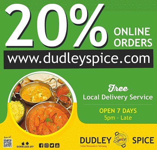 20% OFF ONLINE ORDERS Indian Takeaway In Dudley