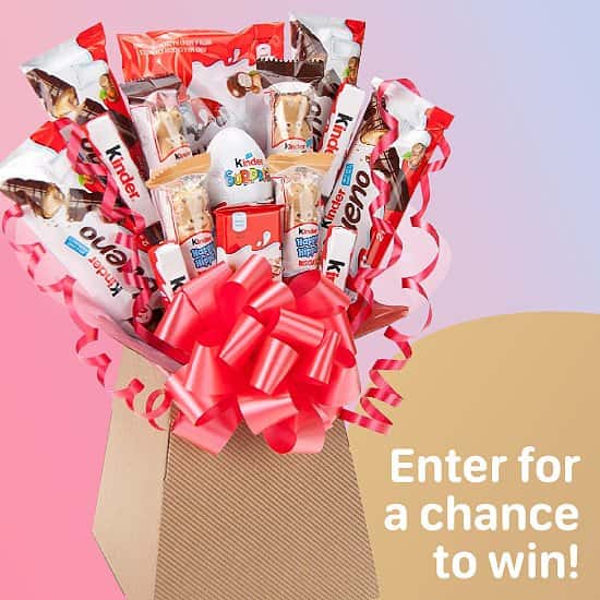 WIN this Massive Kinder Chocolate Bouquet