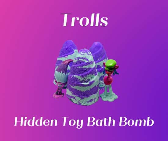 Trolls ( Hidden Toy ) Bath Bomb