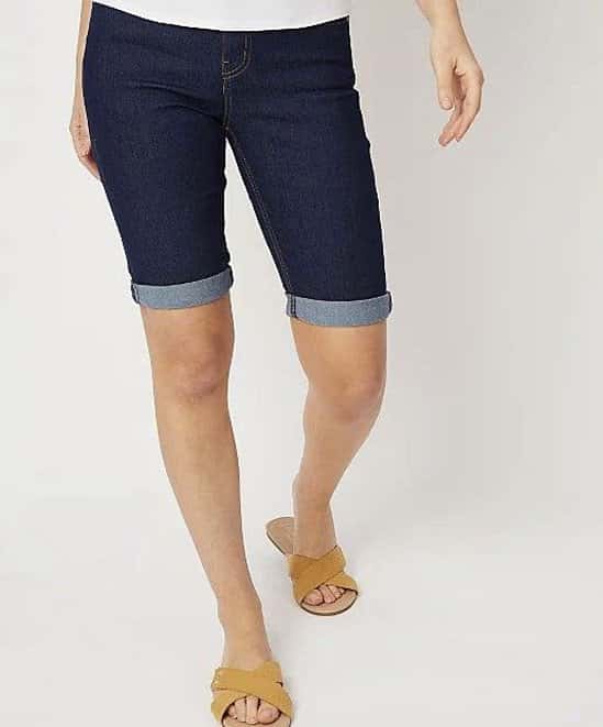 SALE - Ladies Denim Knee Length Shorts