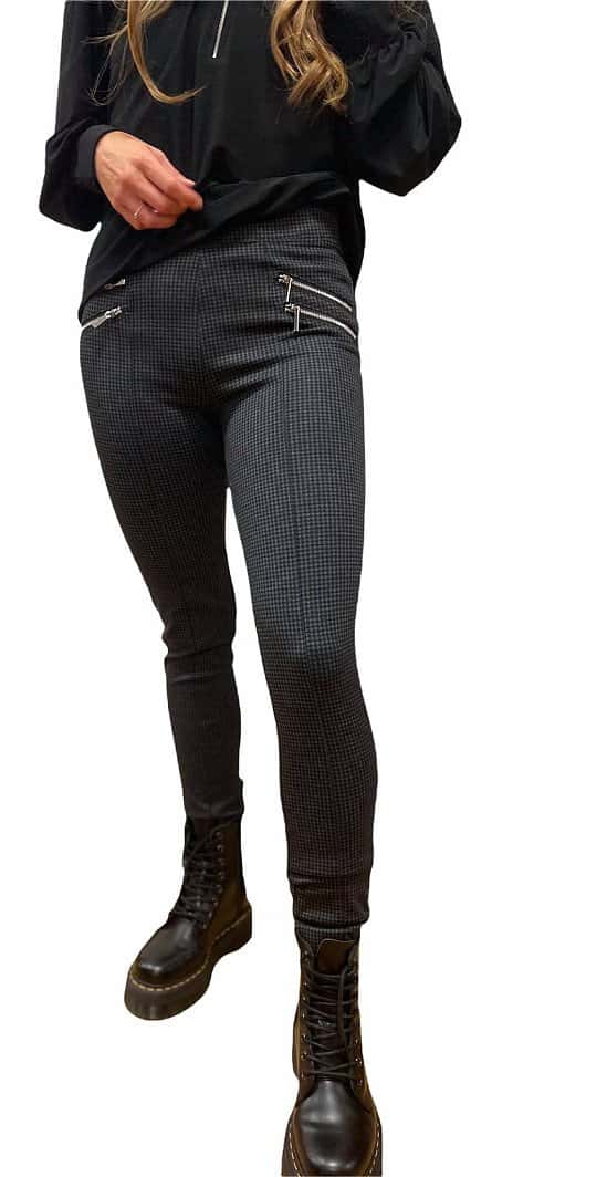 C&A Grey Dogtooth Jeggings