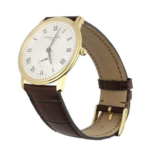 Frederique Constant Slim Gold Plated Quartz Watch FC235X4S25 Perfect Condition £349.00!