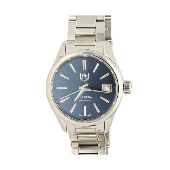 Ladies TAG Heuer Carrera Blue WAR2419.BA0776 Automatic Watch – 2020 Perfect £1,499.00