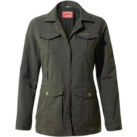 WINTER SALE - Craghoppers Womens NosiLife Lucca Jacket Mid Khaki!