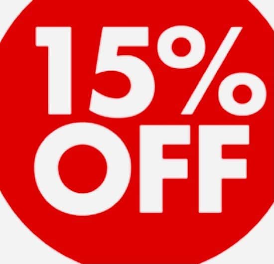 15% Off website fees ends today
