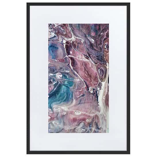 Marbling art print, a great gift idea all year round!