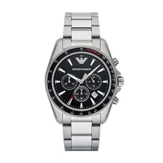 Emporio Armani Black Dial Bracelet Watch AR6098