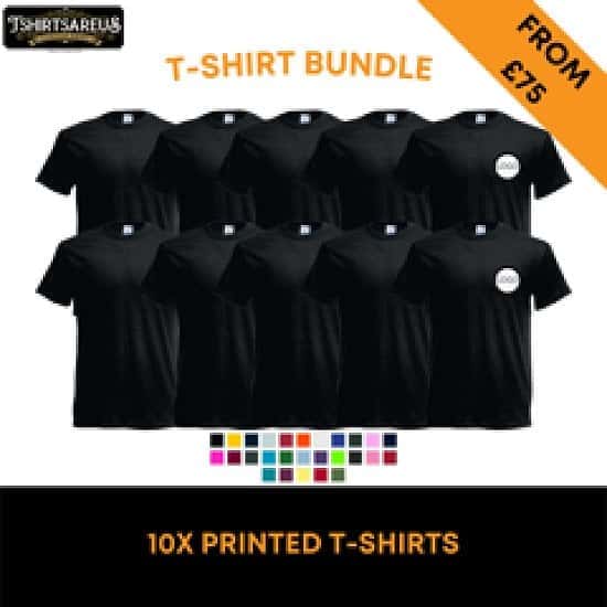 Printed T-Shirts x 10