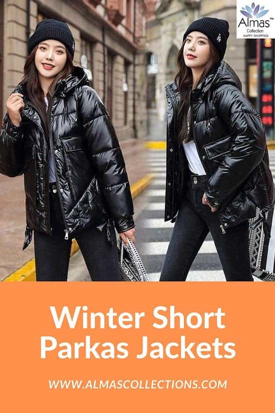 Winter Short Parkas Jackets from Almas Collections