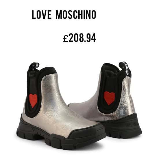 Save Additional 20% and Free Delivery on This  Stylish LOVE MOSCHINO Ladies Boots