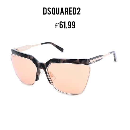 Save additional 20% and Free Delivery on This Stylish DSQUARED2 Ladies Sunglasses