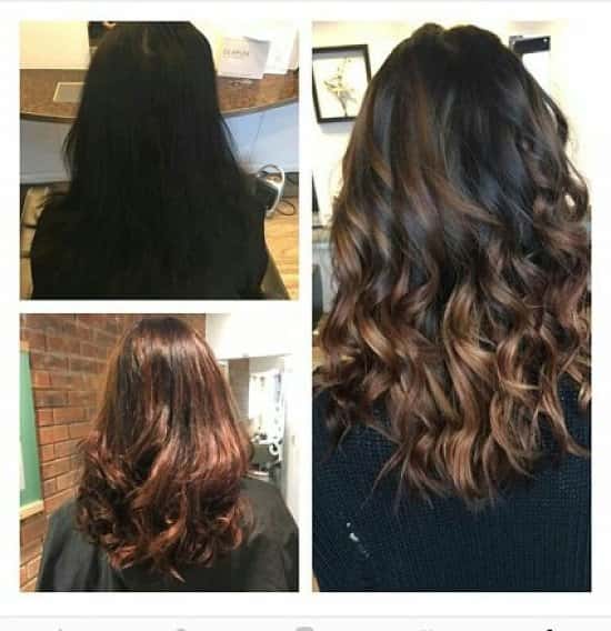 Our client started from BLACK hair and wanted a change to a softer BALAYAGE look. Book yours Now!