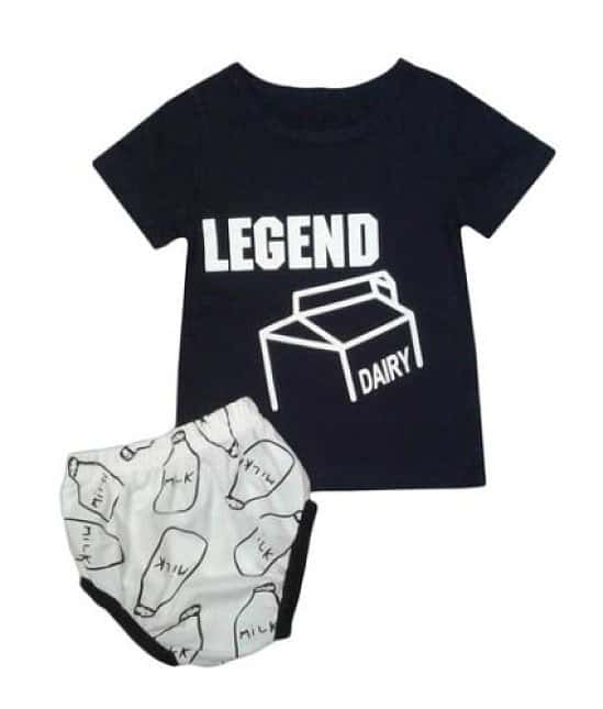 Legend' Short Sleeve T-Shirt & Pant Set