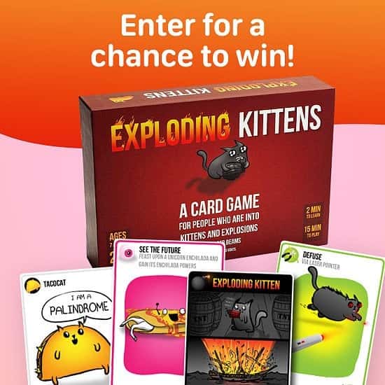 WIN the Exploding Kittens Card Game