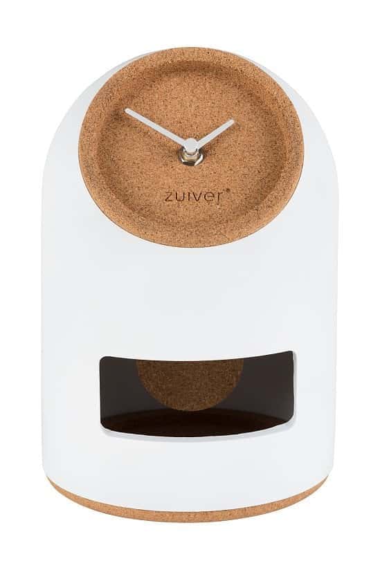 SAVE - Zuiver Uno Pendulum Clock in White