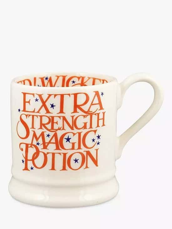 Emma Bridgewater 'Magic Potion For All ' Half Pint Mug, 300ml, Orange/Multi £19.95!