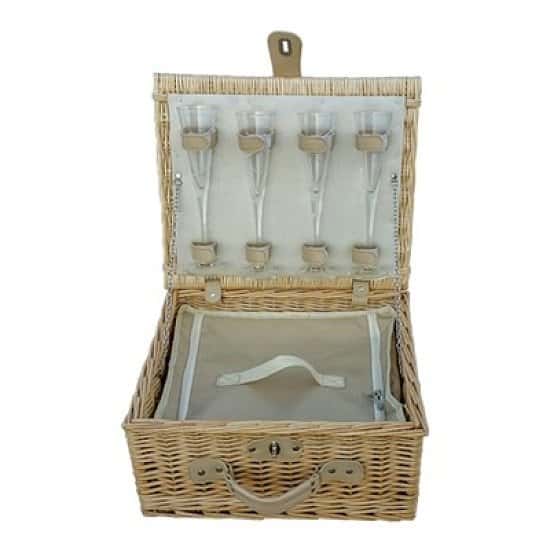 New - Champagne Fitted Picnic Basket £41.00
