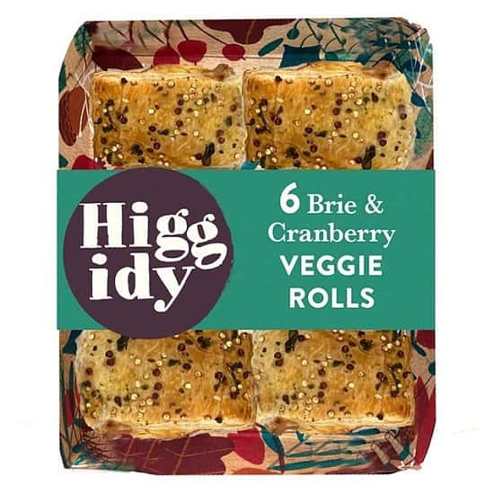 Higgidy Brie & Cranberry Veggie Rolls 160g - £2.65!