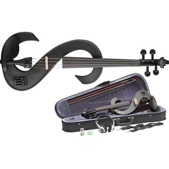 Stagg EVN Electric Violin Outfit - Metallic Black  £160.00