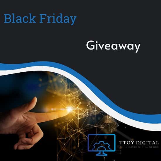 Black Friday Giveaway - Win a Professionally Designed Website