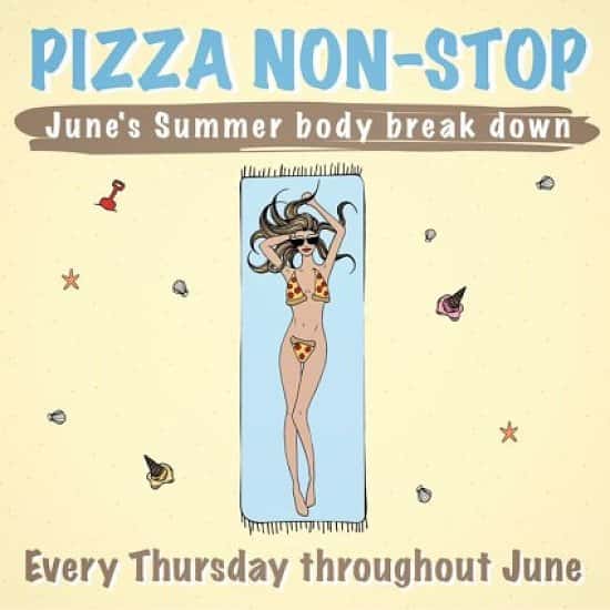 PIZZA NON-STOP has gone weekly for a full month!