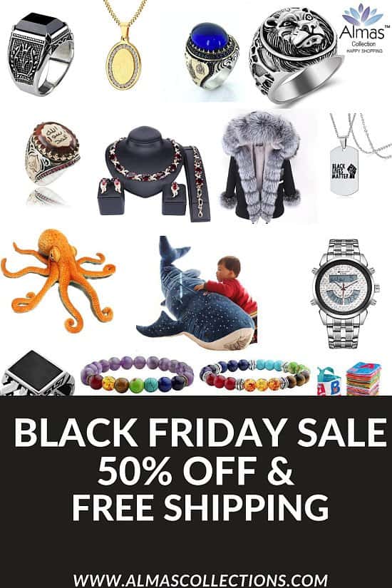 BIG BLACK FRIDAY SALE 50% OFF AND FREE SHIPPING