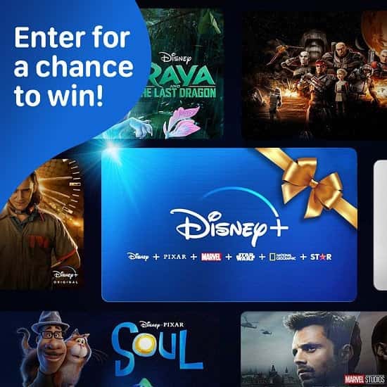 WIN a 1 Year Subscription to Disney+