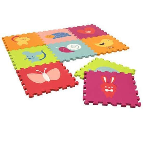 Children’s Bright Coloured Animal Play Mats - £9.99 was £19.99