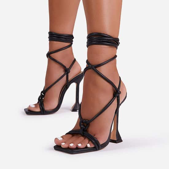 Lace up heels sale top