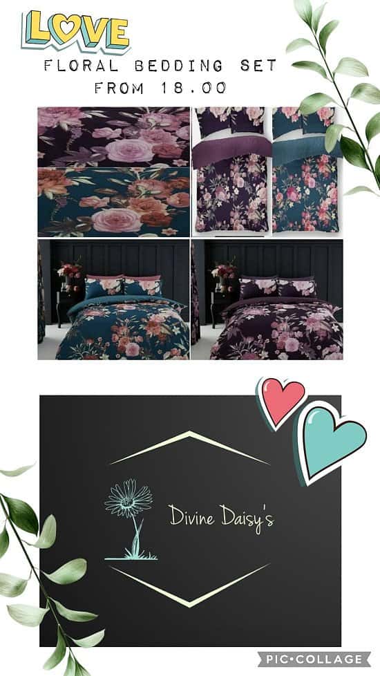 🛌Floral bedding set 💥From £18.00