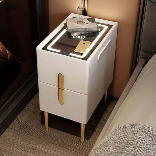 Ultra narrow Smart Bedside Cabinet The Home Decor Warehouse Deal