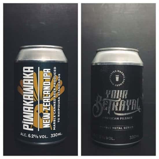 ‪Piwakawaka New Zealand IPA & Your Betrayal American Pilsner new in from Marble Brewers