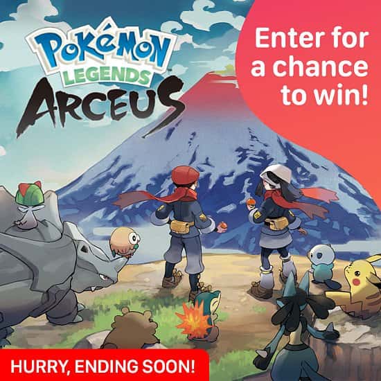 WIN a copy of Pokémon Legends: Arceus