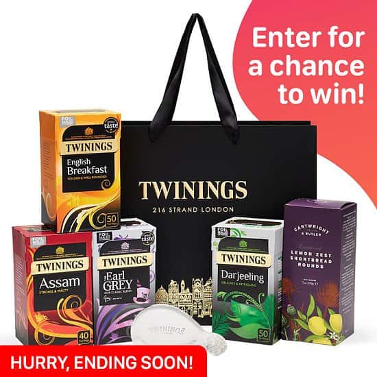 Win this Twinings Tea Time Delights Gift Bag