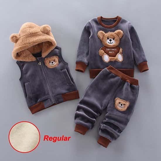 Fashion Baby Boys Clothes Autumn Winter Warm Baby Girl Clothes Kids Sport Suit Outfits Newborn Baby