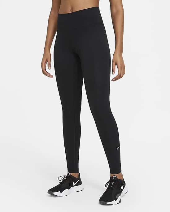 Getting fit in the New Year? Nike Dri-FIT One Women's Mid-Rise Leggings £37.95!