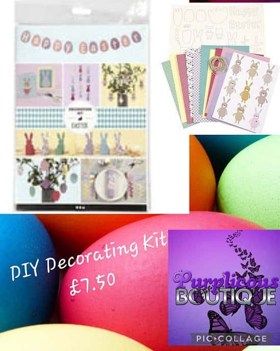 🐣🐰DIY Decorating kit 💥£7.50  🚛 £3.50 delivery. 🚛Free delivery on Orders over £20 +