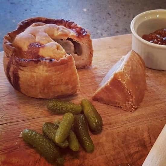 It's not ALL about toasties in our kitchen, we serve delicious Hartland pork pies too.