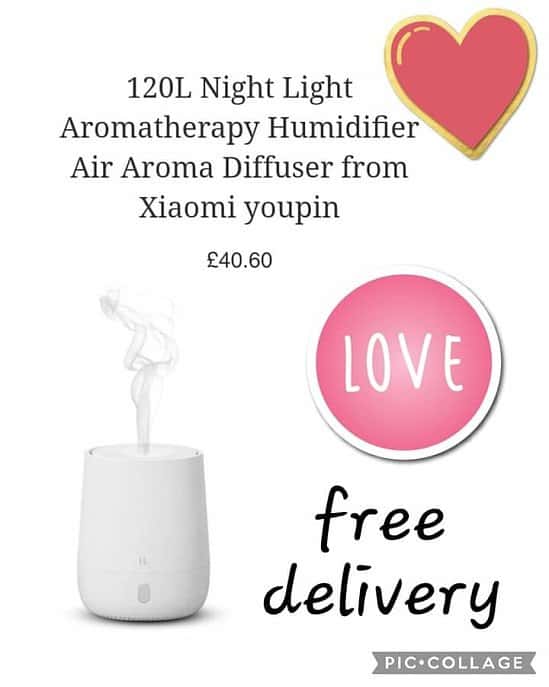 120L Night Light Aromatherapy Humidifier Air Aroma Diffuser from Xiaomi youpin £40.60💥