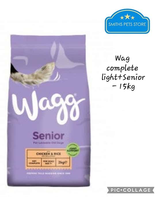 Wag complete light+Senior- 15kg