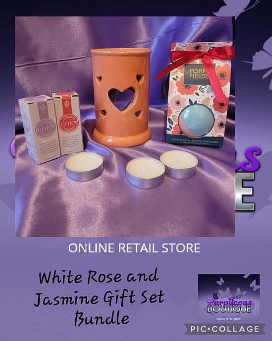 White Rose and Jasmine Gift Set Bundle