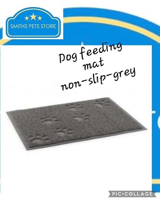 Dog feeding mat non-slip-grey
