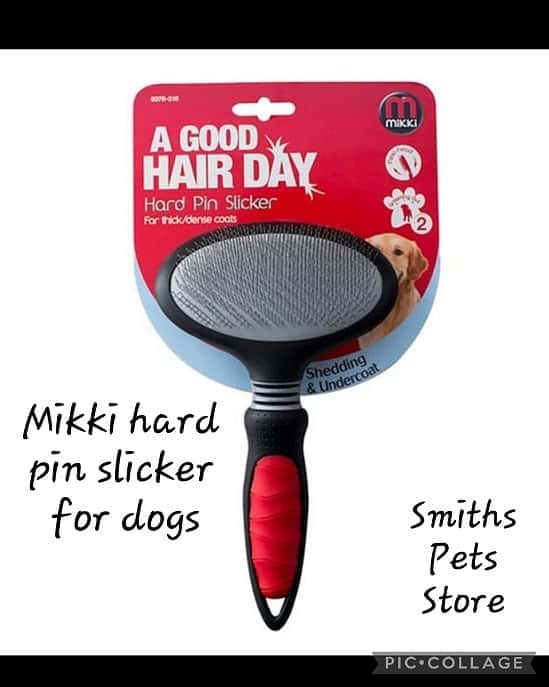 Mikki hard pin slicker for dogs