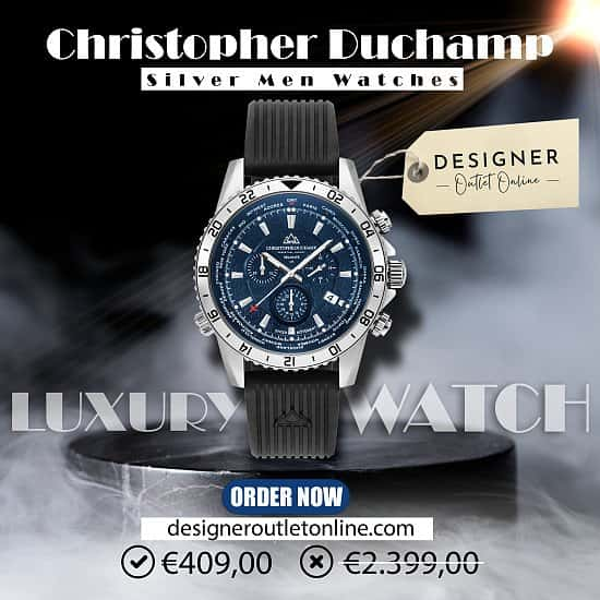 CHRISTOPHER DUCHAMP DESIGNER MENS WATCHES.