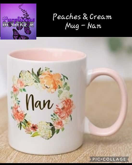 Peaches & Cream Mug - Nan