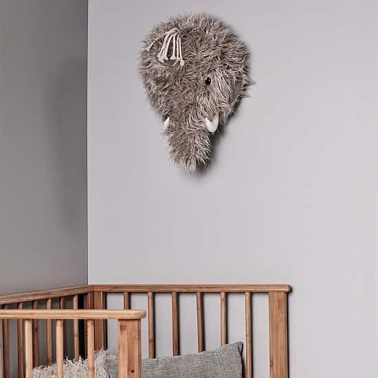 SAVE £15.00 - Kids Concept Neo Mammoth Animal Head Wall Decoration!