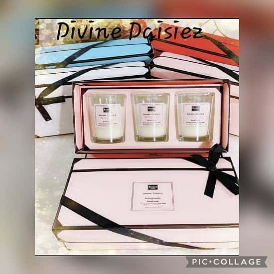 Menahem 3pcs Luxury Boxed Scented Candle Gift Set