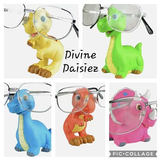 Kids dinosaur eye glasses holder