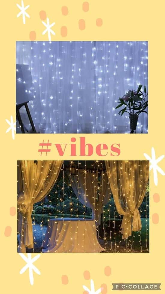 300 LED Curtain Fairy Lights String Indoor/Outdoor Backdrop